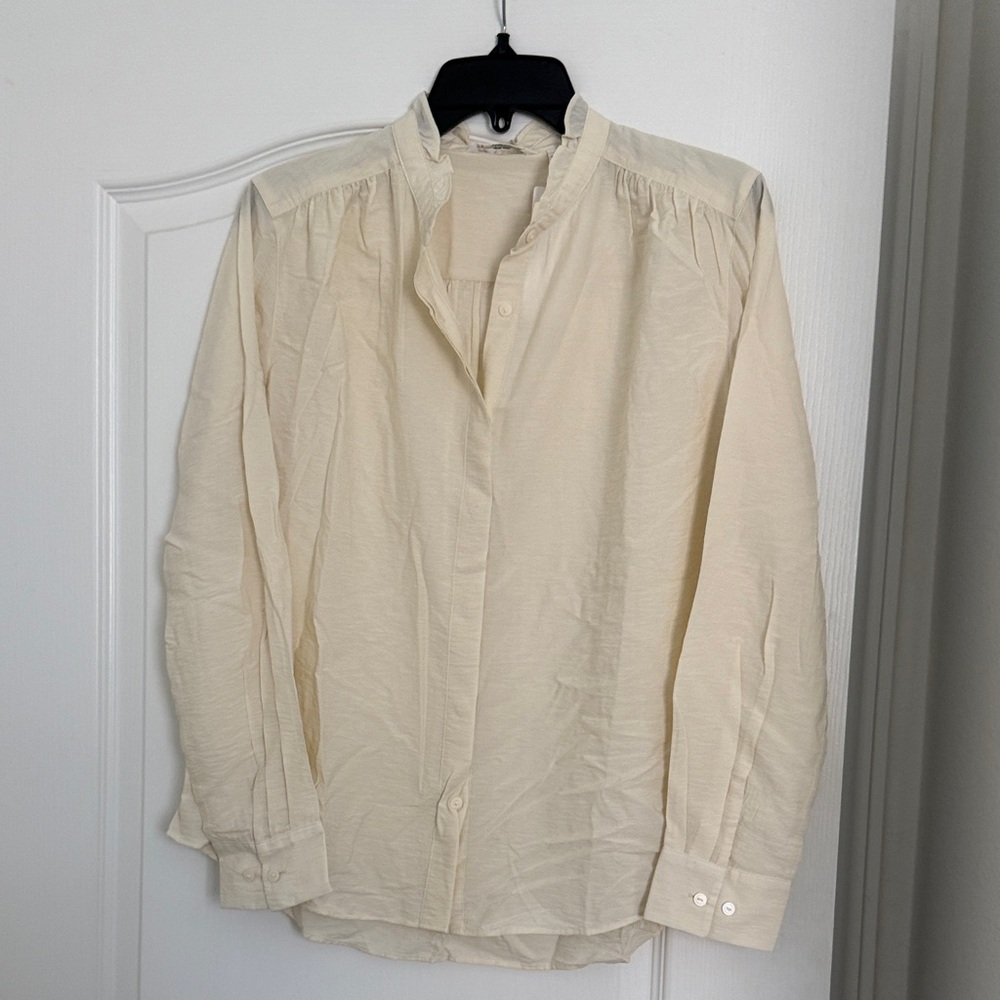 Uniqlo Men's Beige Button Down Shirt